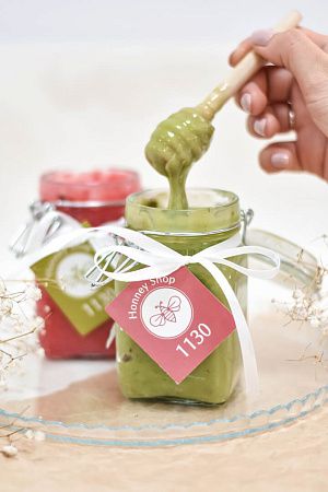 Крем-мёд с логотипом “Бугель” 350 гр. (вкусы в ассортименте)