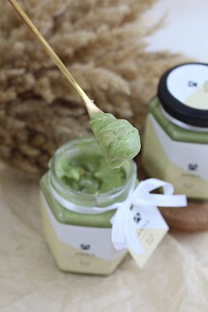 Крем-мёд с логотипом 250 гр. с лентой и биркой (вкусы в ассортименте)
