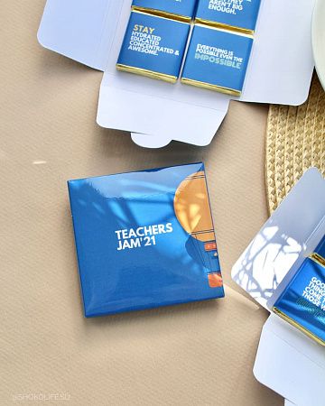 Набор шоколада с логотипом “Лайт”