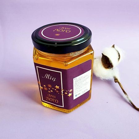 Мёд с логотипом 250 гр. (вкусы в ассортименте) 