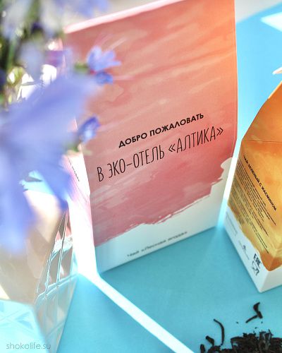 Чай с логотипом “Пирамида” черный чай Изображение Чай с логотипом “Пирамида” черный чай